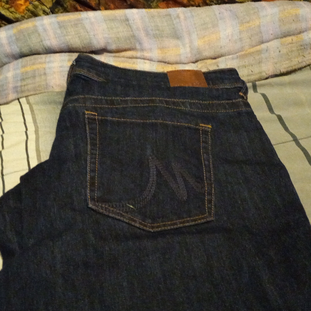 Maurices 18W Long Dark Rinse Bootcut Jeans